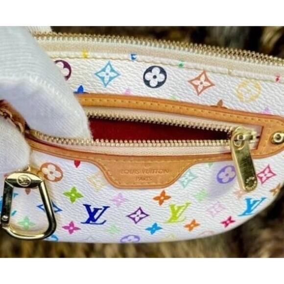 Louis Vuitton Multicolore Monogram Pattern Coated Canvas Wallet Clutch MI1066 - Picture 4 of 13